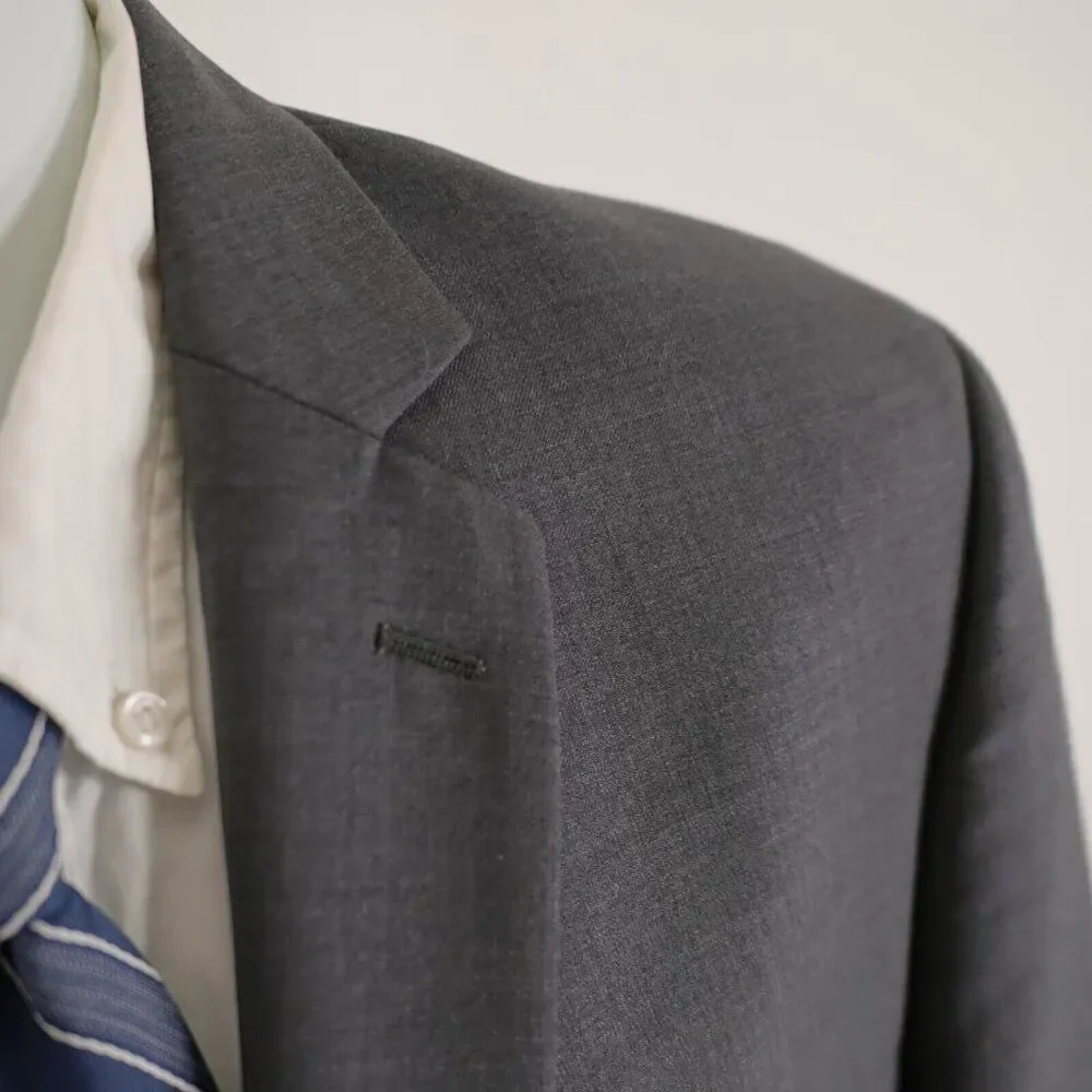 Joseph Abboud Wool Blend Gray 2 Button Blazer‎ 42R
